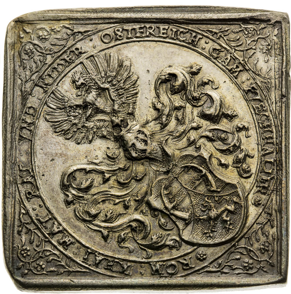 Strieborná medaila (klipa) 1582 - reverz