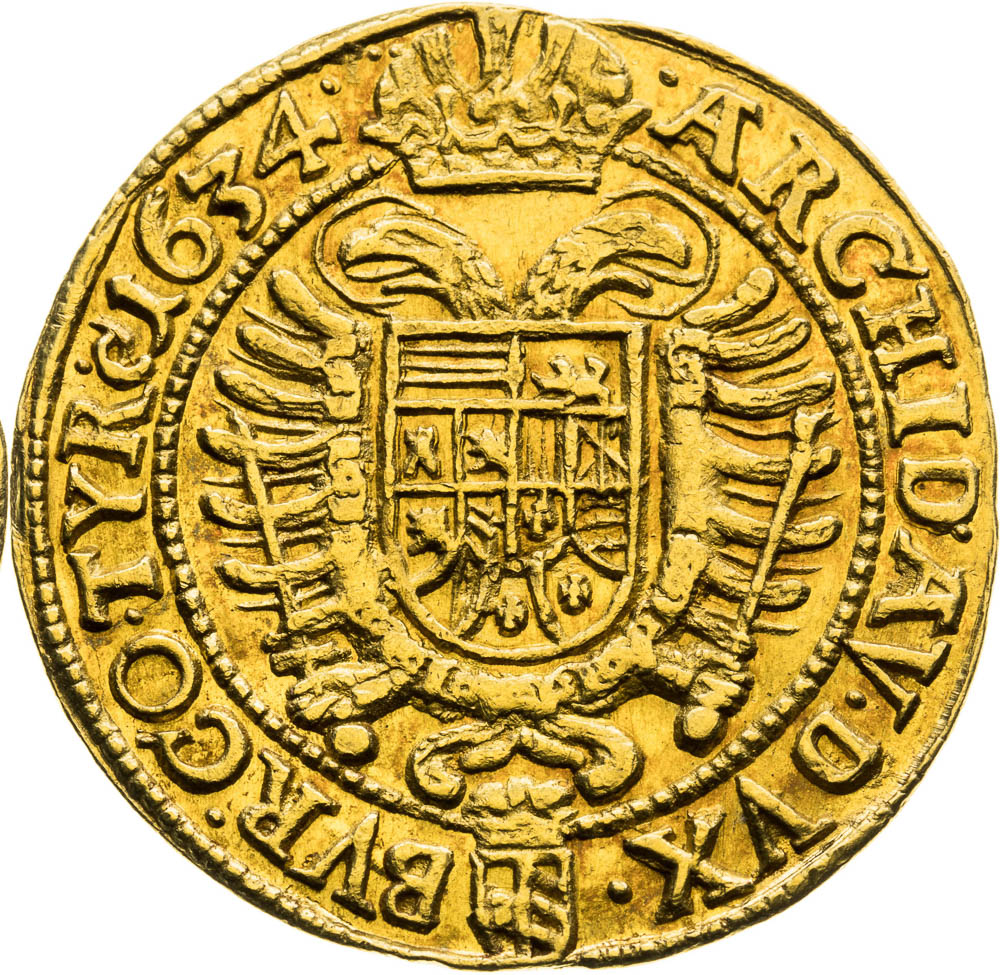 2 Ducats 1634 - back