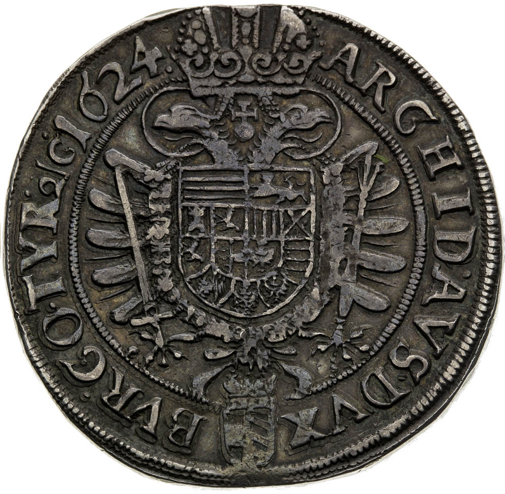 2 Thaler 1624 - back