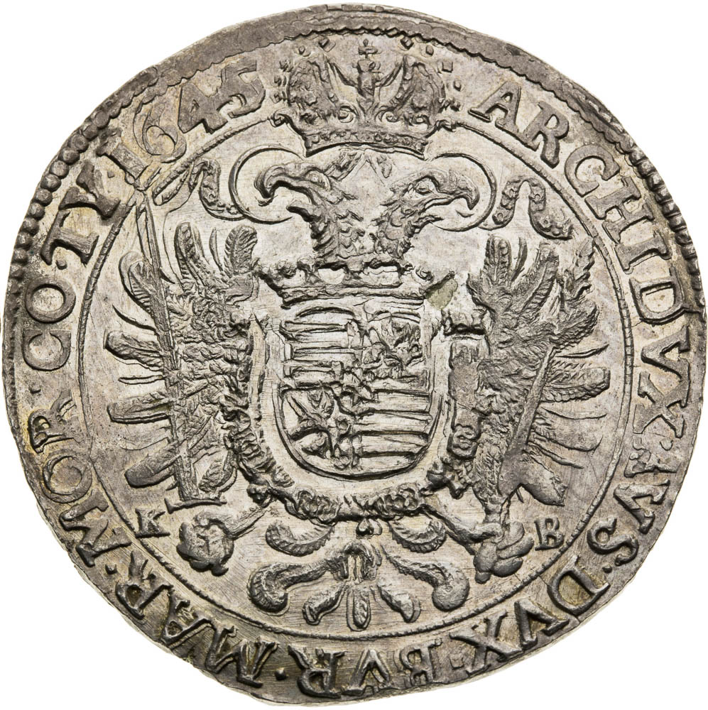 Thaler 1645 - back
