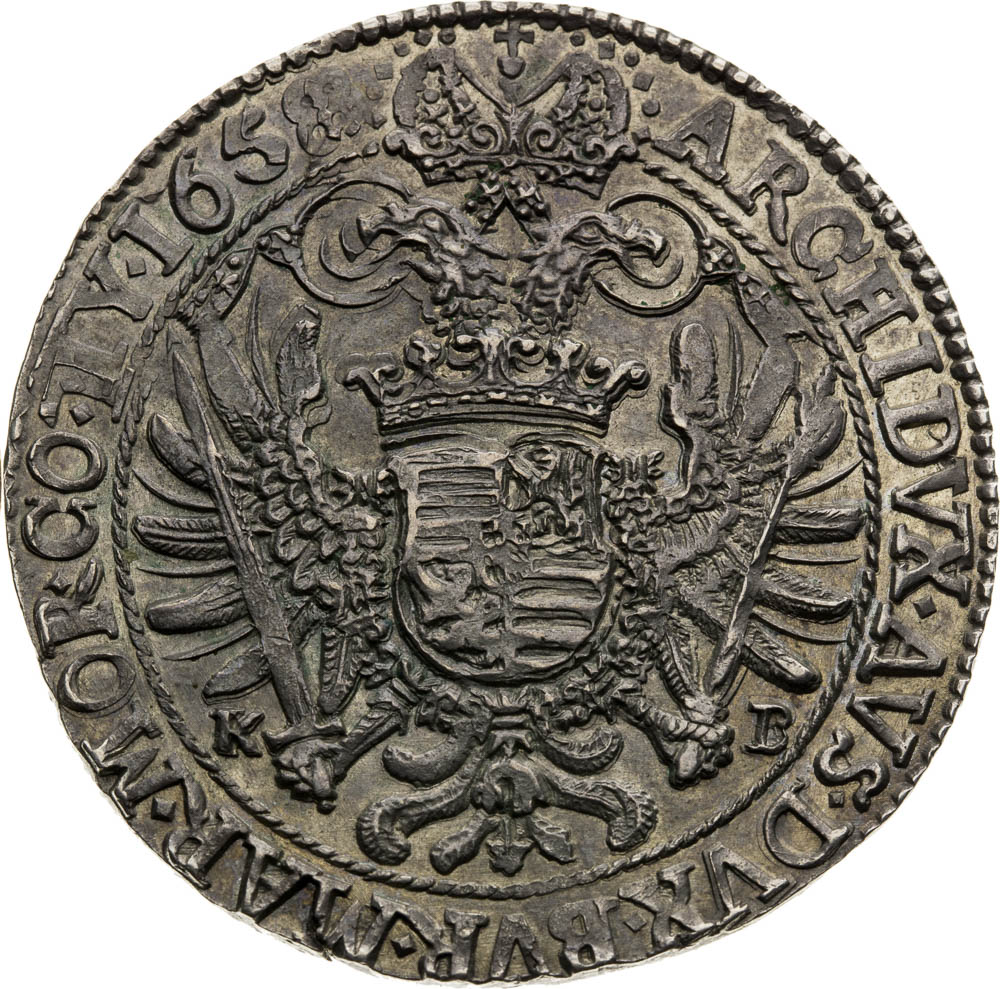 Thaler 1658 - back