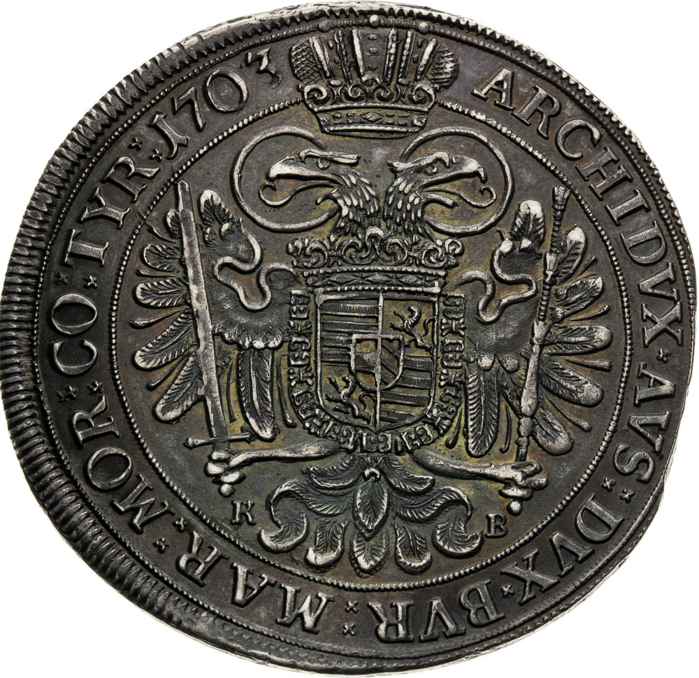 Thaler 1703 - back