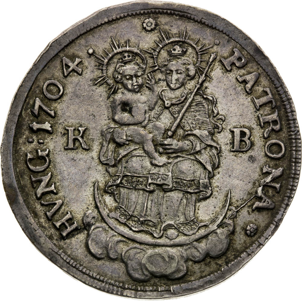 1/2 Thaler 1704 - back