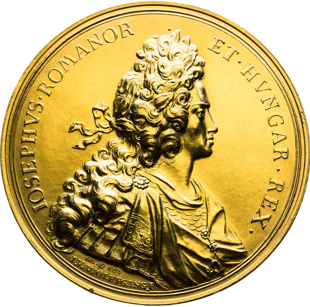 Gold medal (25 Ducat) - front