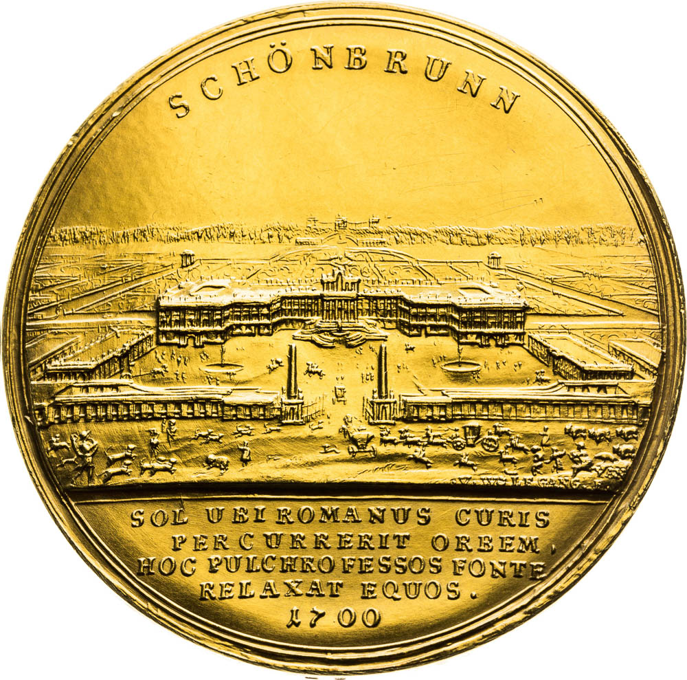 Gold medal (25 Ducat) - back