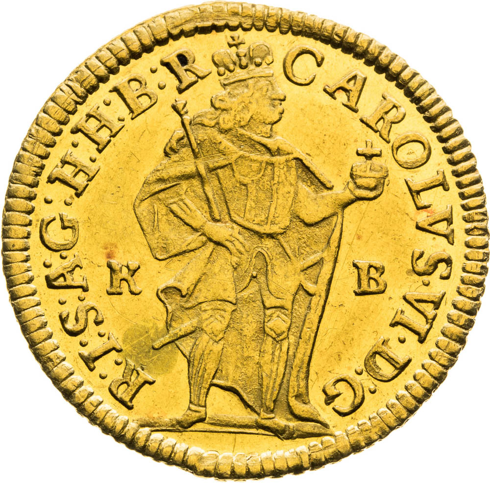 Ducat 1729 - front