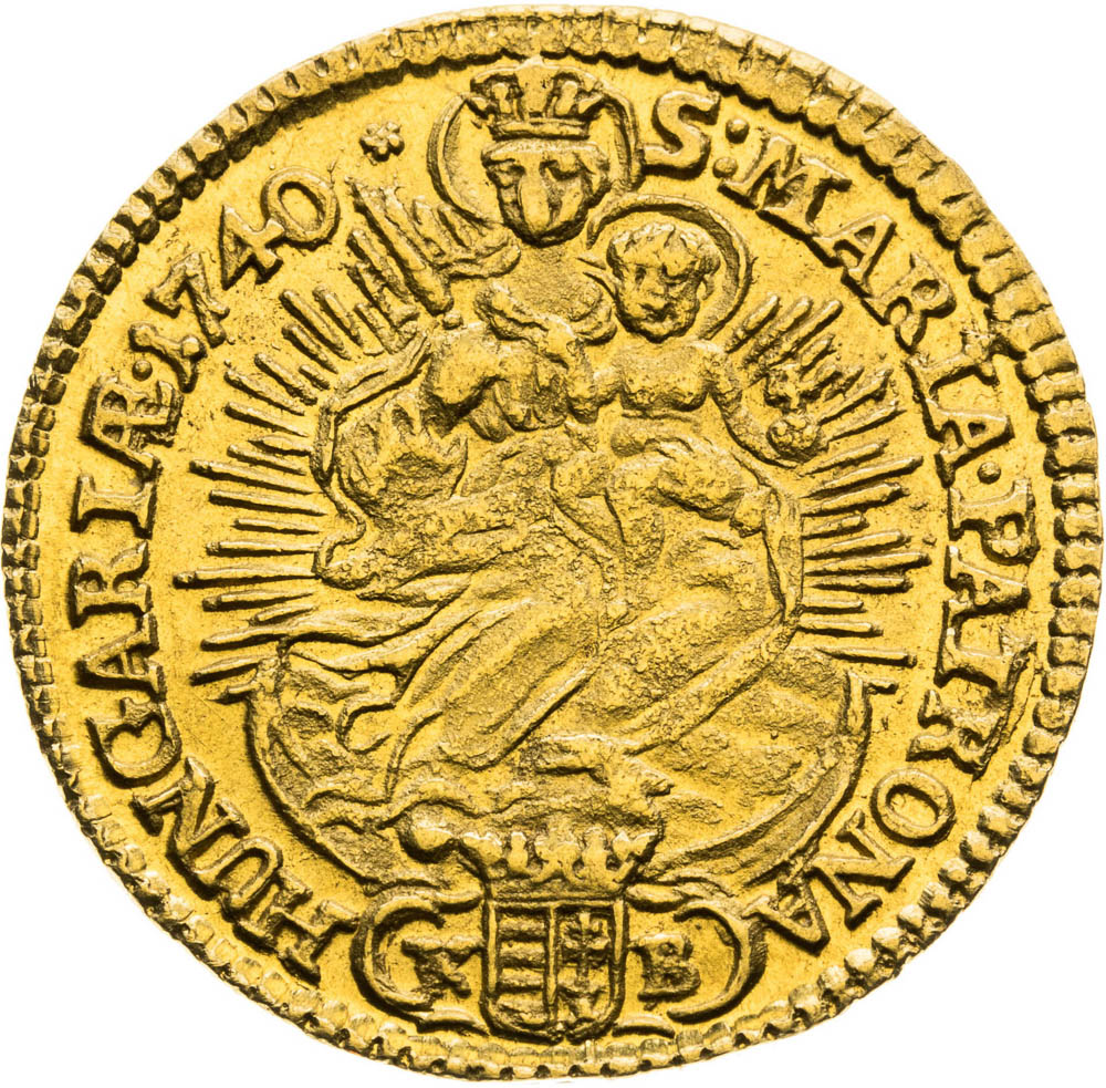 Ducat 1740 - back