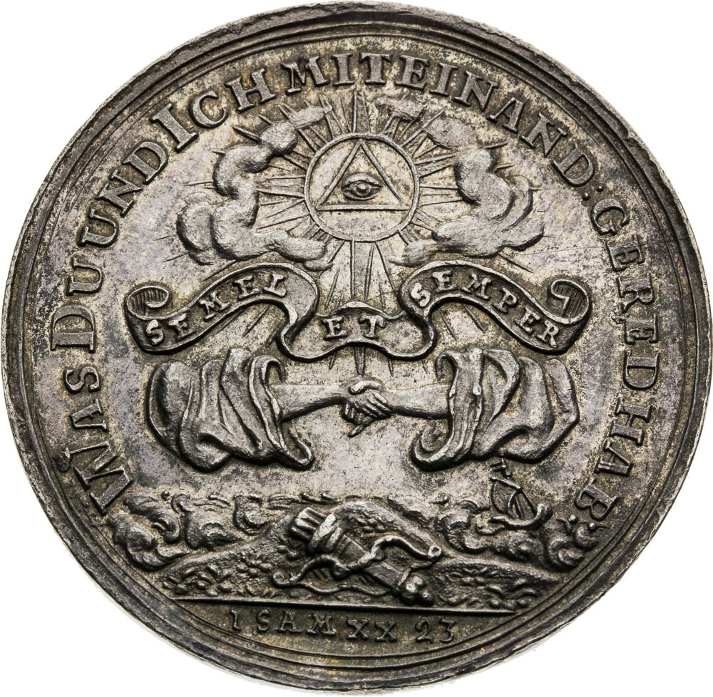 Silver Medal (1730 - 1750) - front