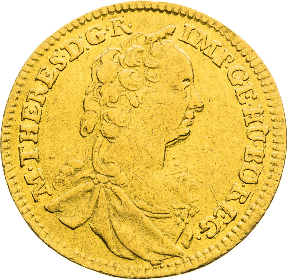 Ducat 1755 - front