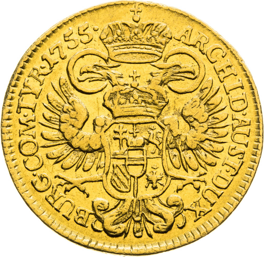 Ducat 1755 - back