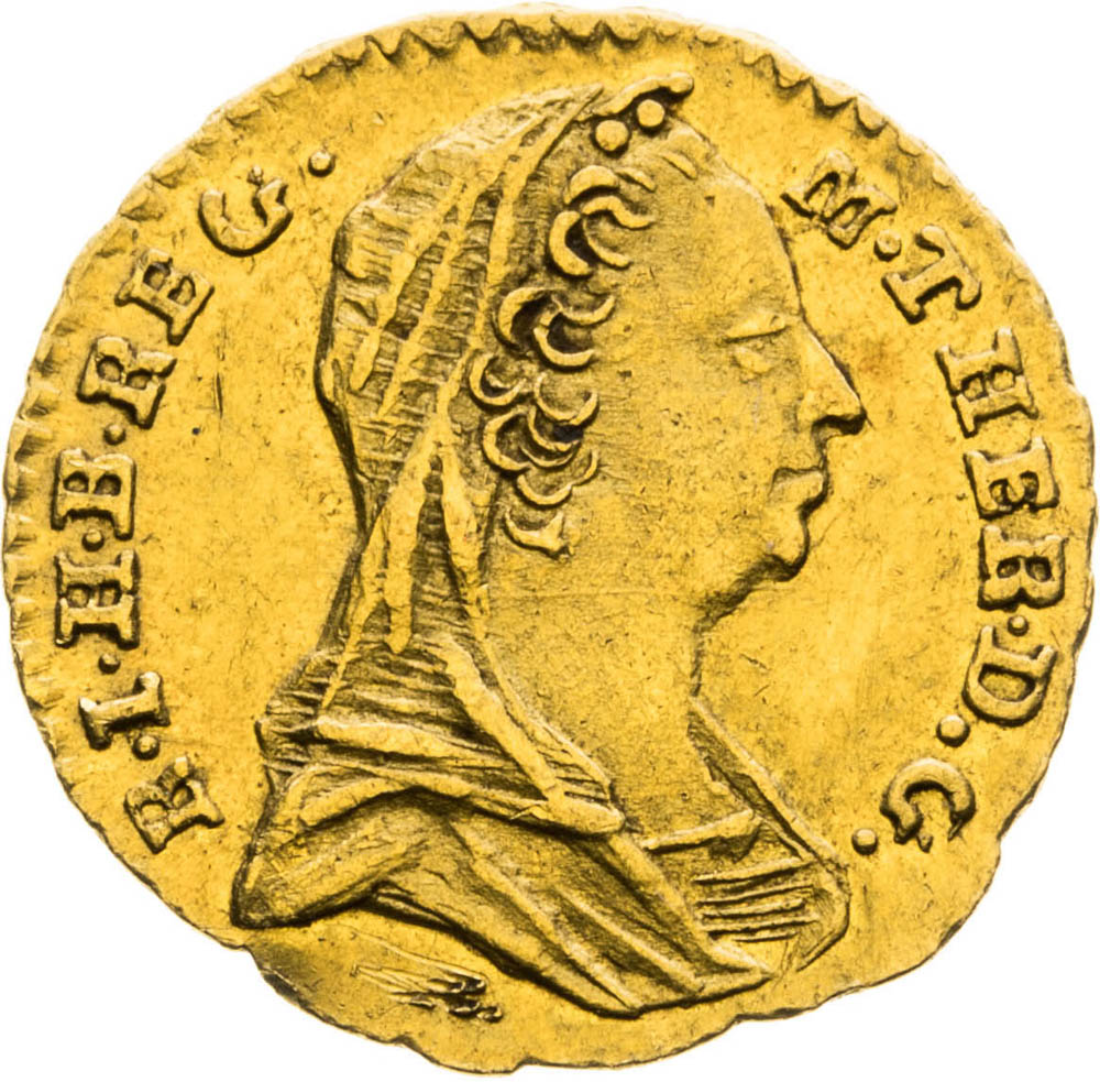 1/4 Ducat 1776 - front