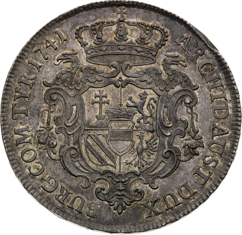 Thaler 1741 - back