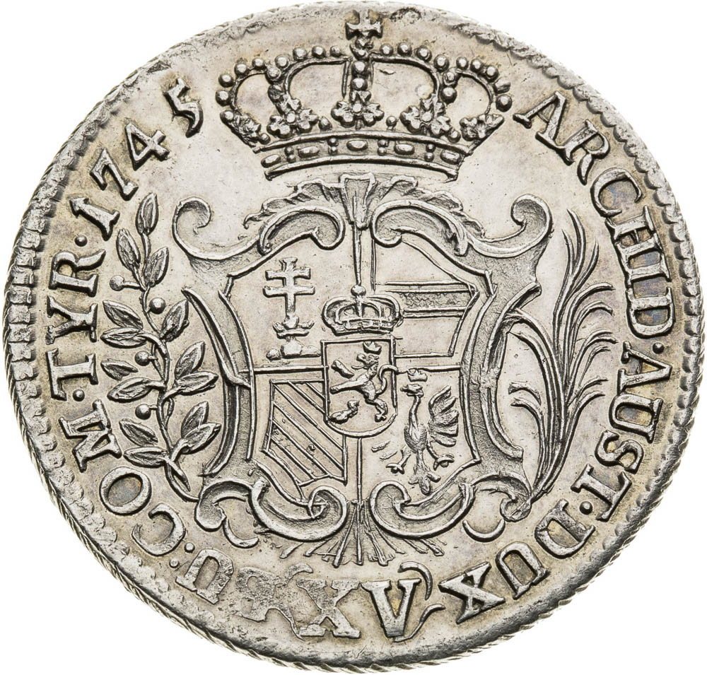 XV Kreutzer 1745 - back