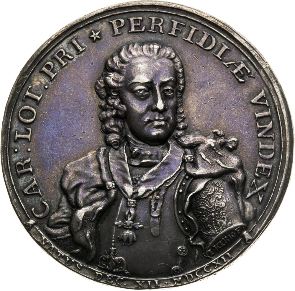 Silver medal 1744 - front
