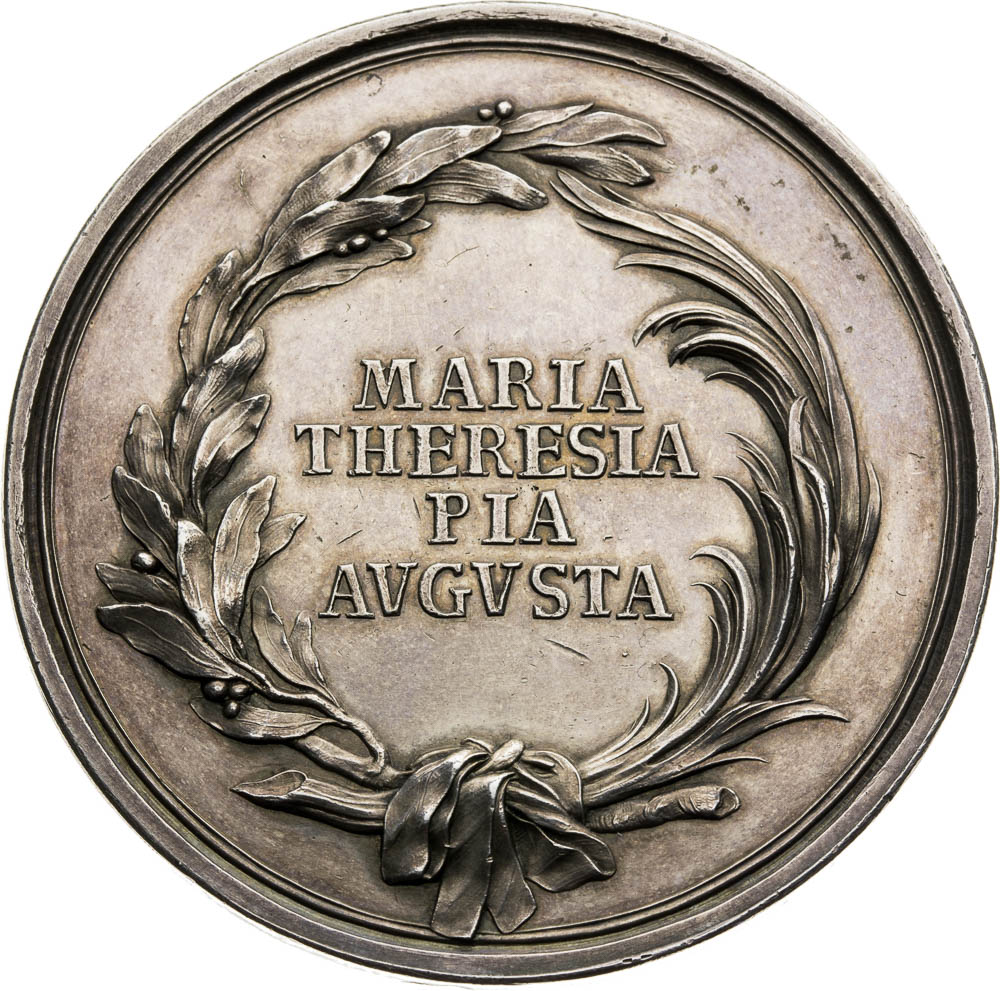 Silver Medal 1765 - back