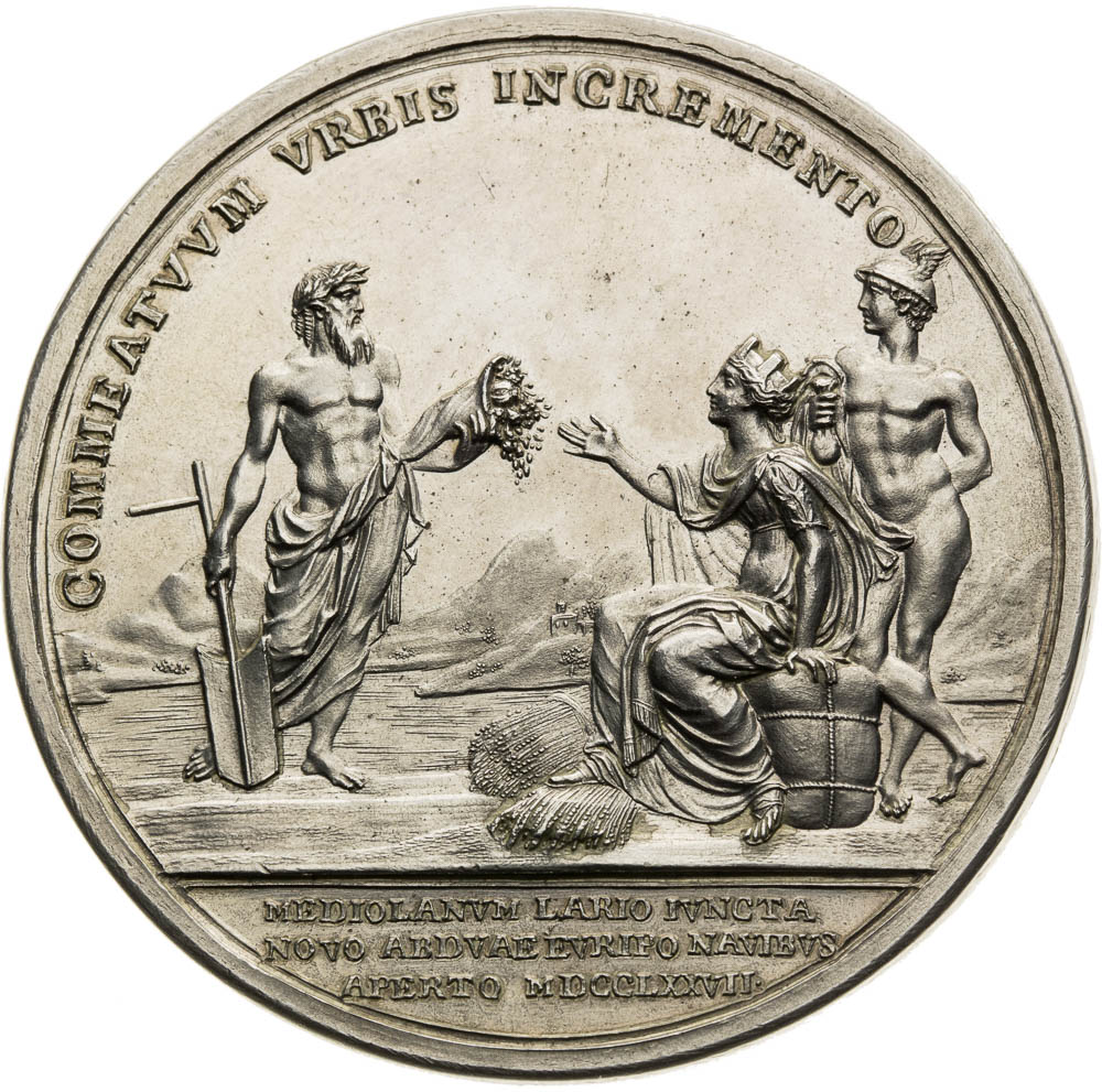 Silver Medal 1777 - back