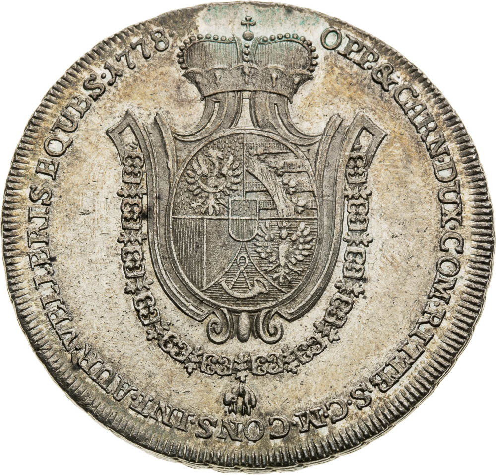 1/2 Thaler 1778 - back