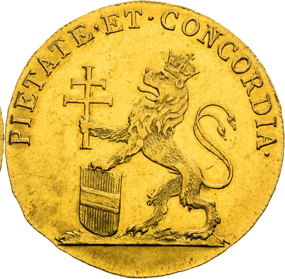 Zlatý žeton 1790 (1 3/4 Dukát) - reverz
