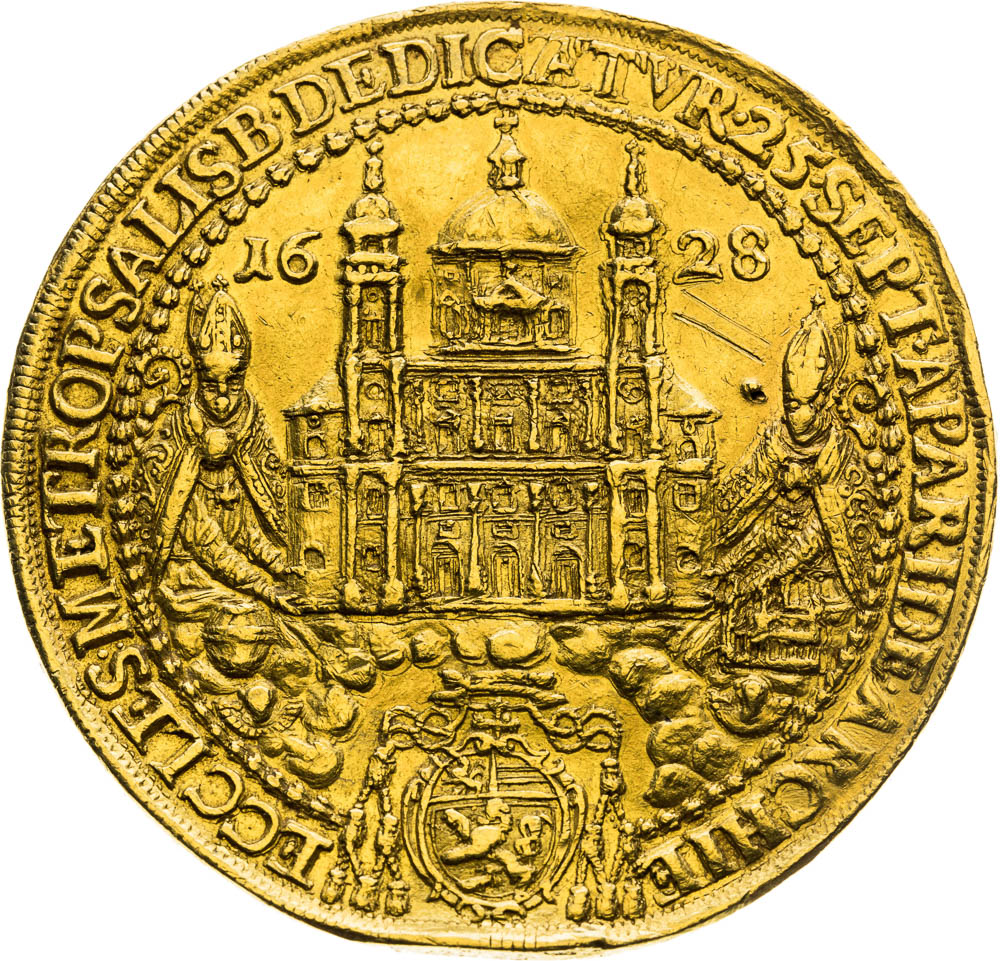 10 Ducats 1628 - front