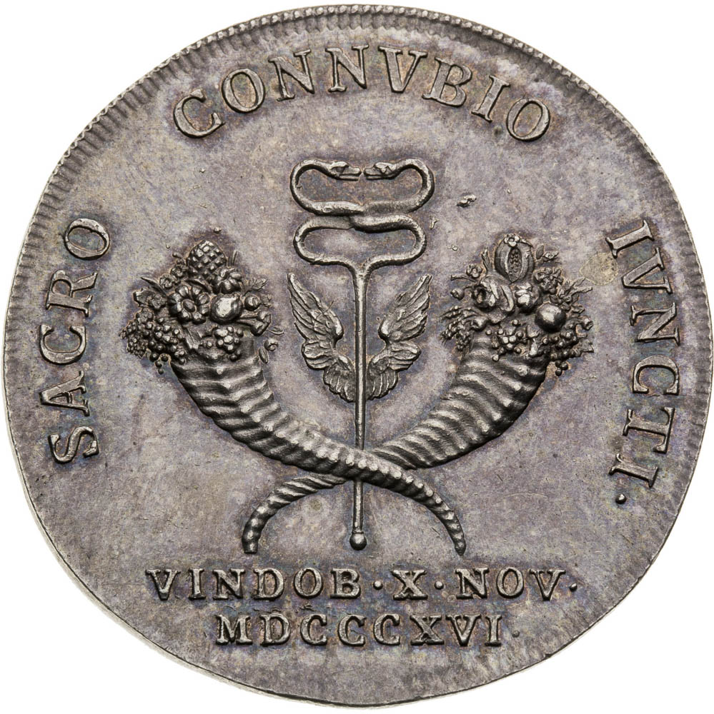 Silver Token 1816 - back