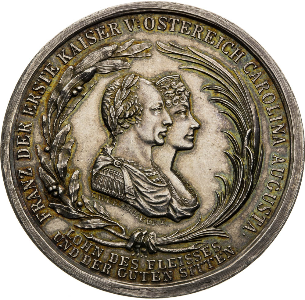 Silver Medal 1817 - front