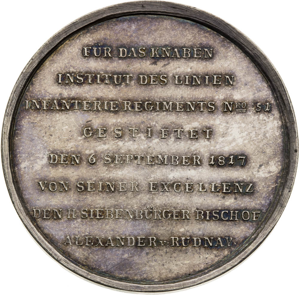 Silver Medal 1817 - back