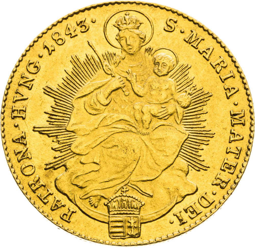 Ducat 1843 - back