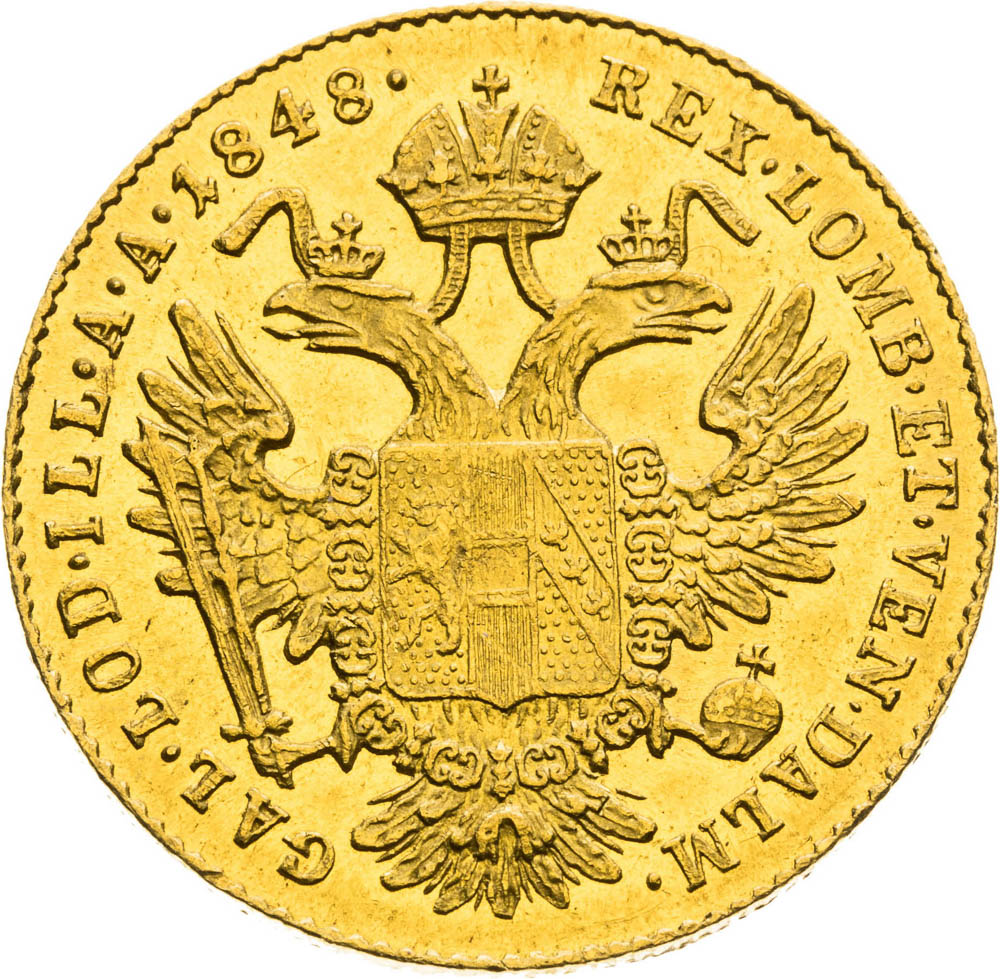 Ducat 1848 - back