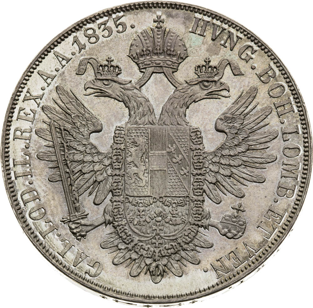 Thaler 1835 - back