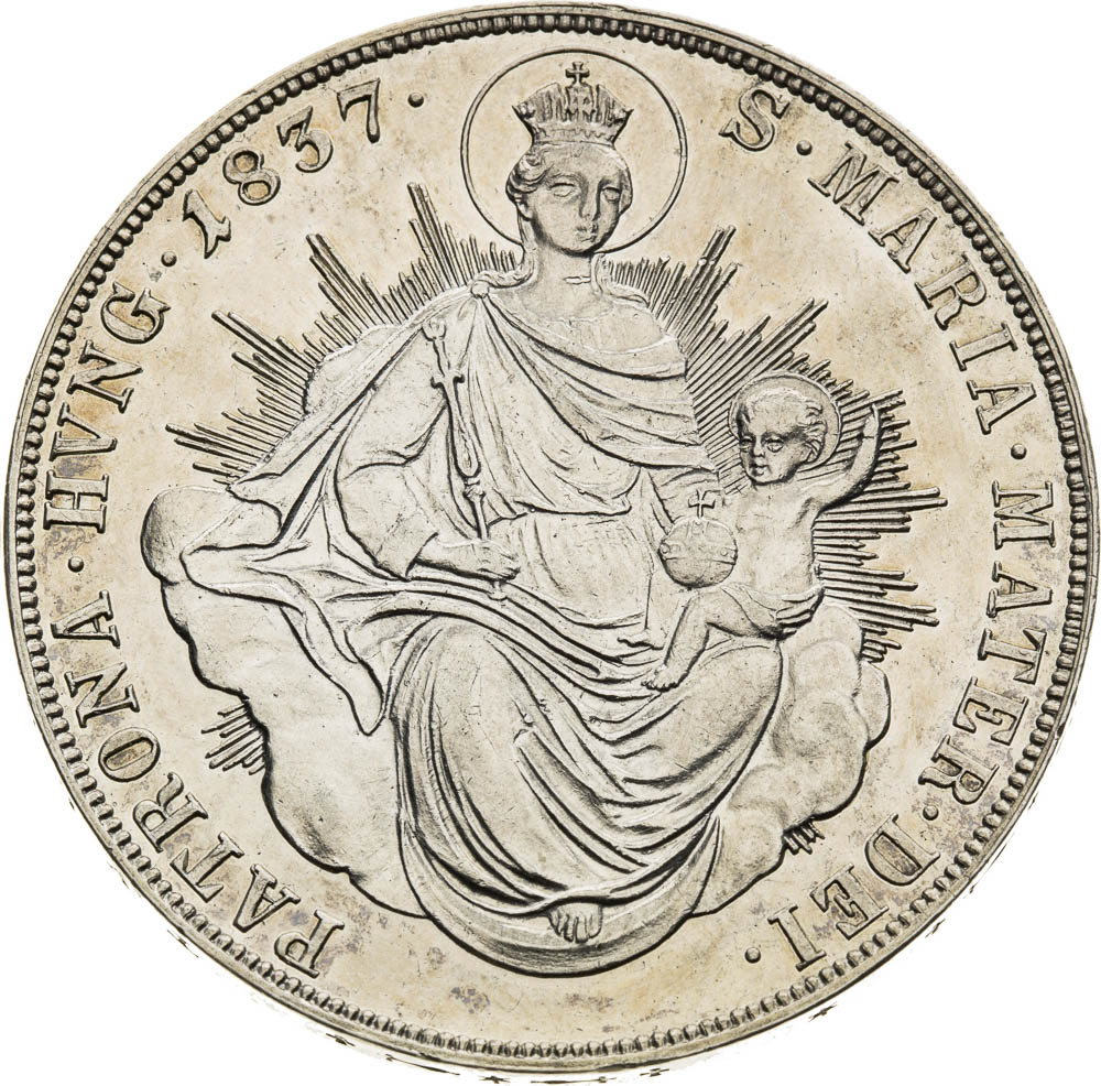 Thaler 1837 - back