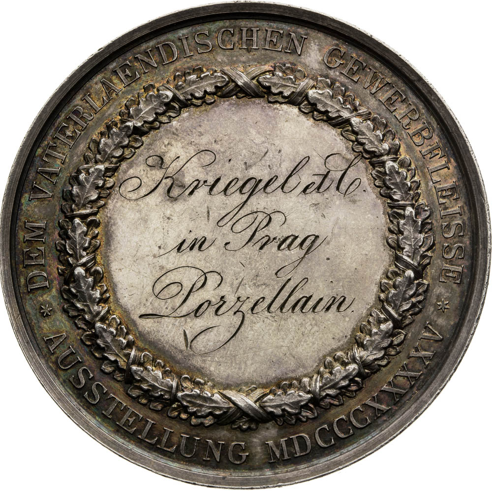 Silver Medal 1845 - back