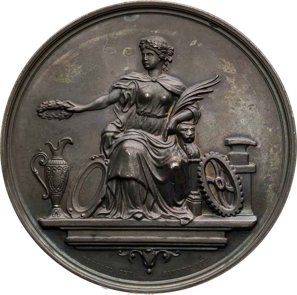 Silver Medal 1880 - back