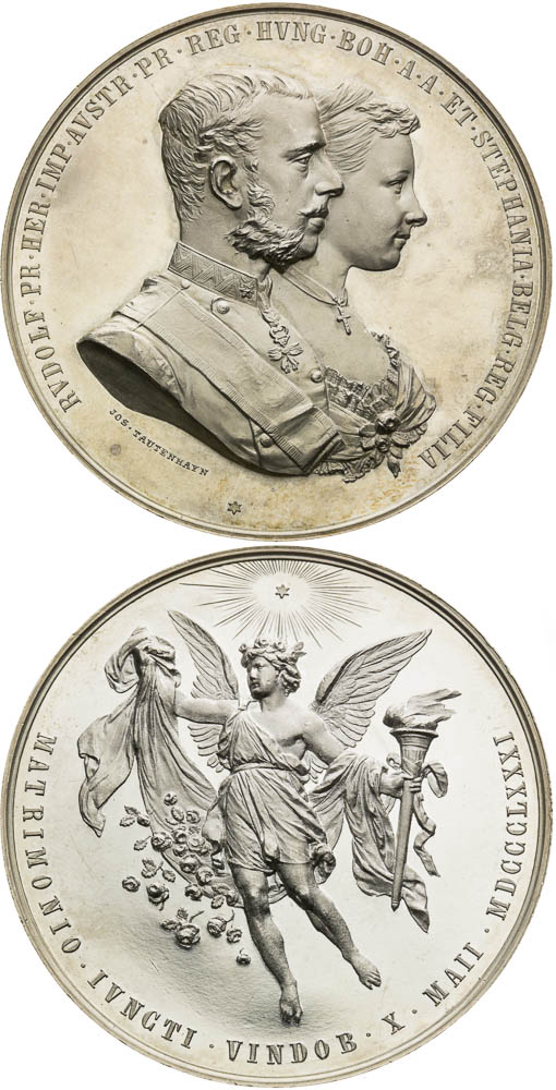 Silver and Bronze Medal 1881 (2 pcs) - front
