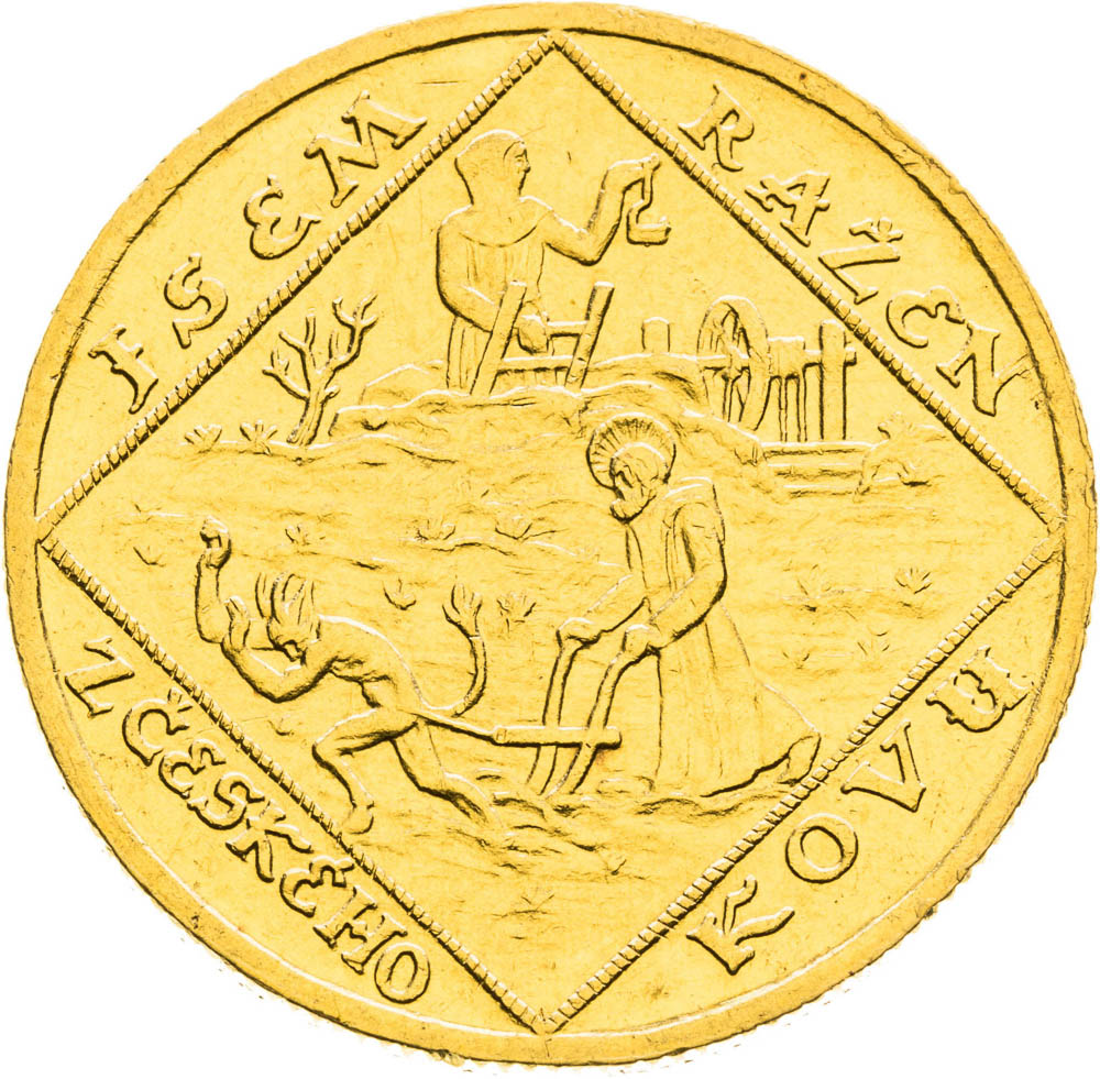 Gold Medal 1928 (2 Ducats) - back