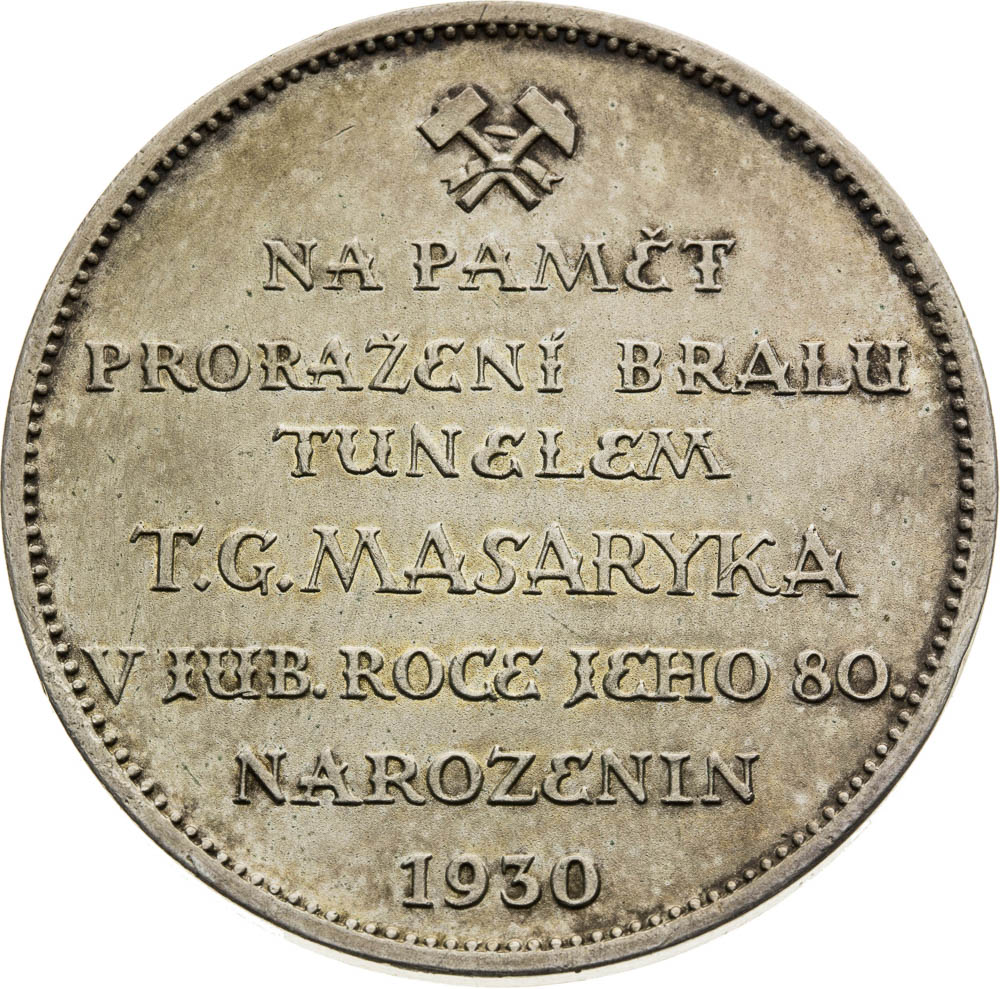 Bronze Medal 1930 - back