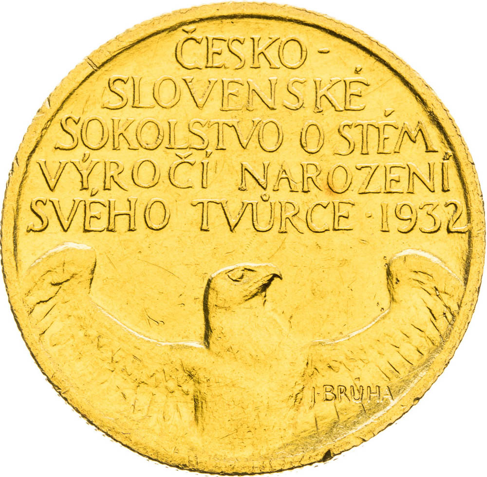 Gold Medal 1932 (Ducat) - back