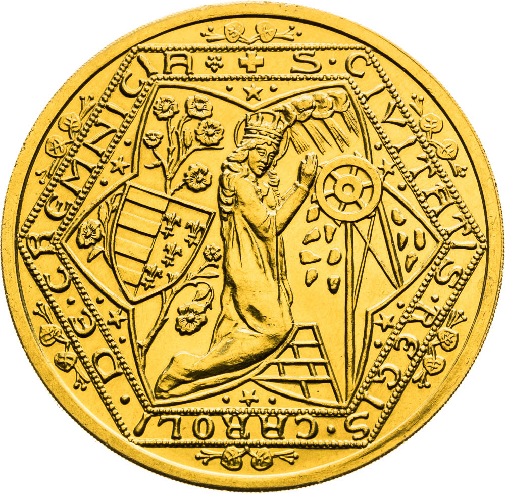 Gold Medal 1934 (10 Ducats) - back