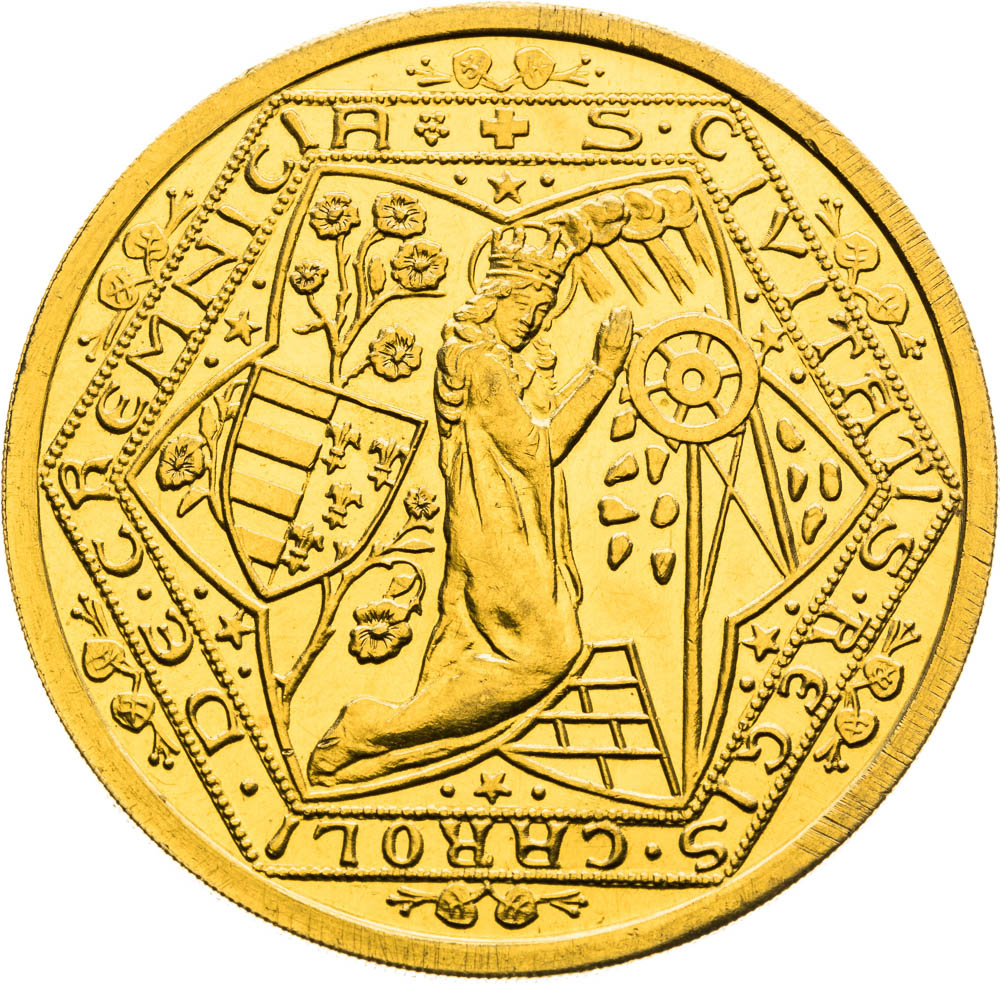 Gold Medal 1934 (5 Ducats) - front