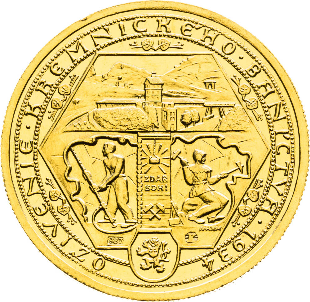 Gold Medal 1934 (2 Ducats) - back
