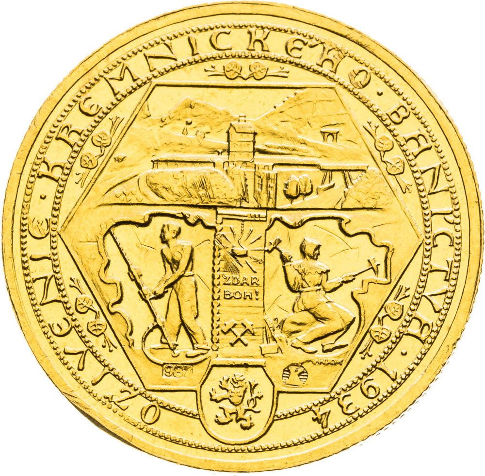 Gold Medal 1934 (Ducat) - back