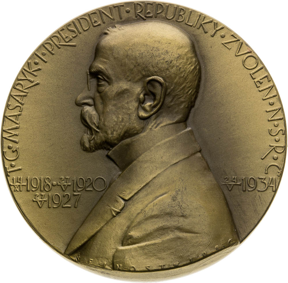 Bronze Medal  1934 - front