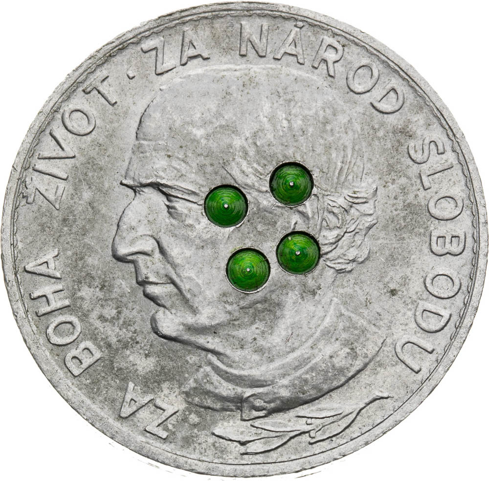5 Koruna 1939 (Pattern strike) - back