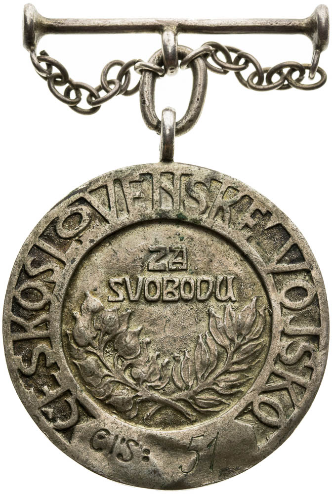 Medal of Jan Zizka from Trocnov - back