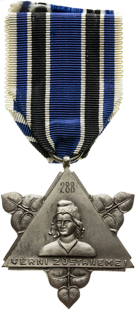 Commemorative medal of 1st troops of Russian legions - back