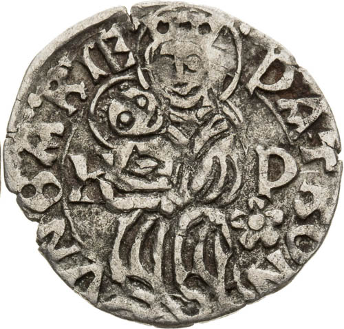 Denár (1489-1490) - reverz