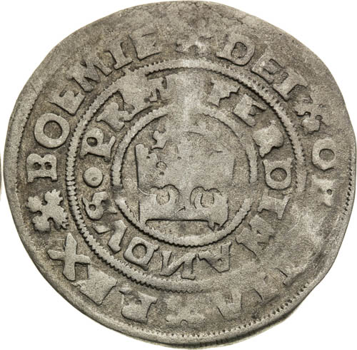Pražský groš (kolem 1531) - reverz