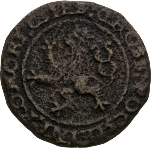 Početní groš 1554 - averz