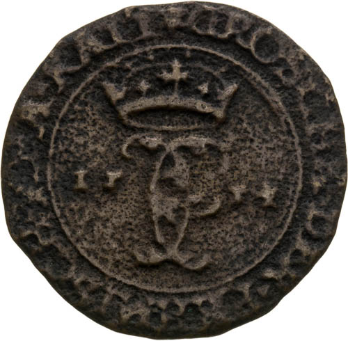 Početní groš 1554 - reverz