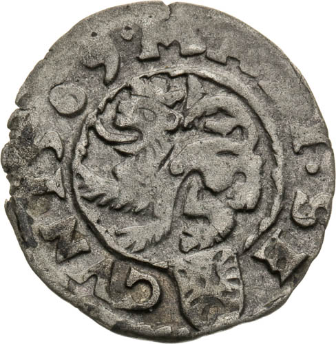 Bílý peníz 1569 - averz