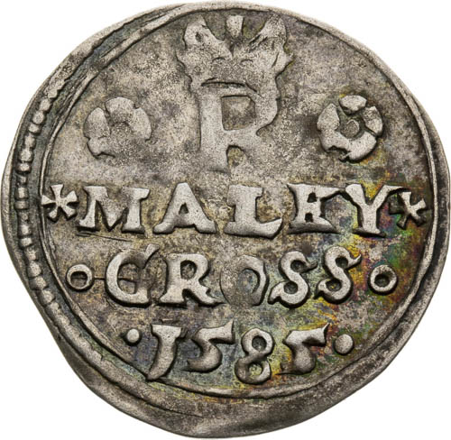 Malý groš 1585 - reverz
